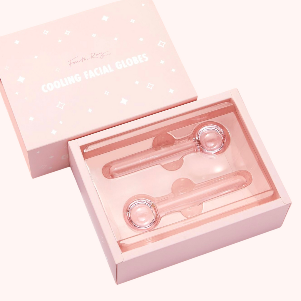 Rose Cooling Facial Globes