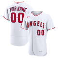 Los Angeles Angels Nike Home Authentic Custom Jersey - White
